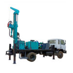 300 meters Water well drilling rig Truck mounted drill rig with air compressor Borewell rig