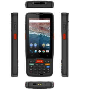 Dellege DT0076G Cheap PDA android 9.0 handheld smart mobile computer with digital Keyboard